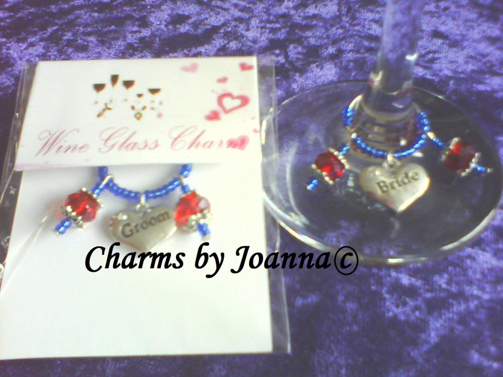 Wedding Wine Glass Charms
