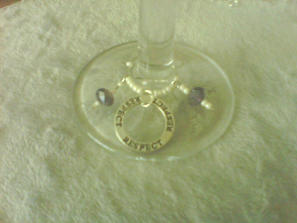 Set of 6 Wine Glass Charms