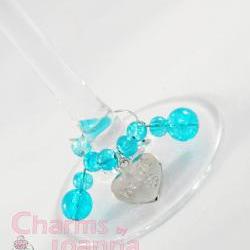 Wedding Top Table Wine Glass Charms